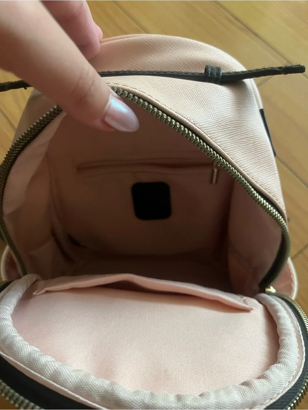 Dream control color block mini backpack in pink